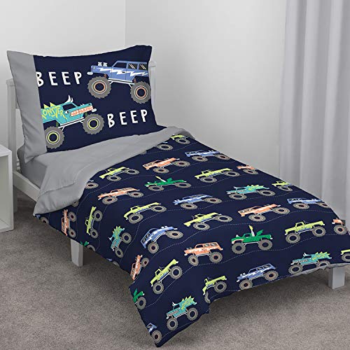 Algopix Similar Product 7 - CARTERS Monster Truck 4 Piece Toddler