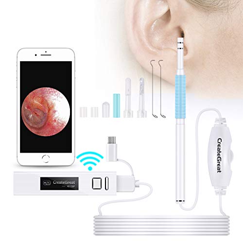 Algopix Similar Product 12 - Ear Cleaning EndoscopeWiFi 3 in 1