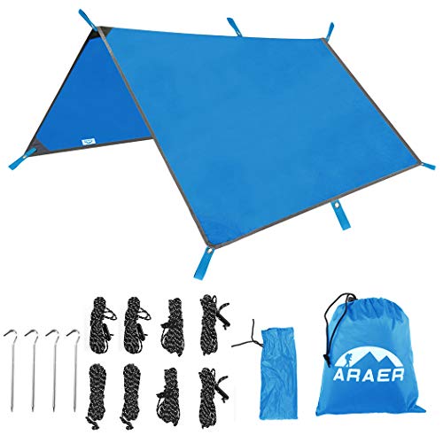 Algopix Similar Product 20 - ARAER Tent Tarp Hammock Rain Fly 114