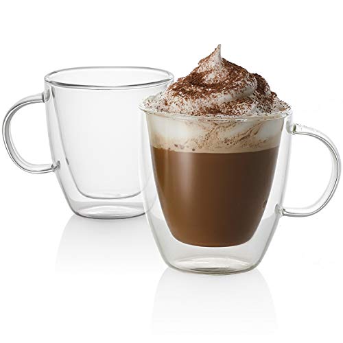 Algopix Similar Product 3 - GoodGlassware Double Wall Espresso Mugs