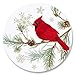 Algopix Similar Product 20 - Cardinal in Snow Envelope Seals Set of