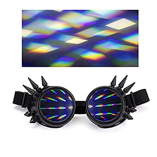 Algopix Similar Product 14 - Lelinta Diffraction Steampunk Goggles