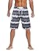 Algopix Similar Product 11 - Unitop Mens Striped Swim Trunks Long