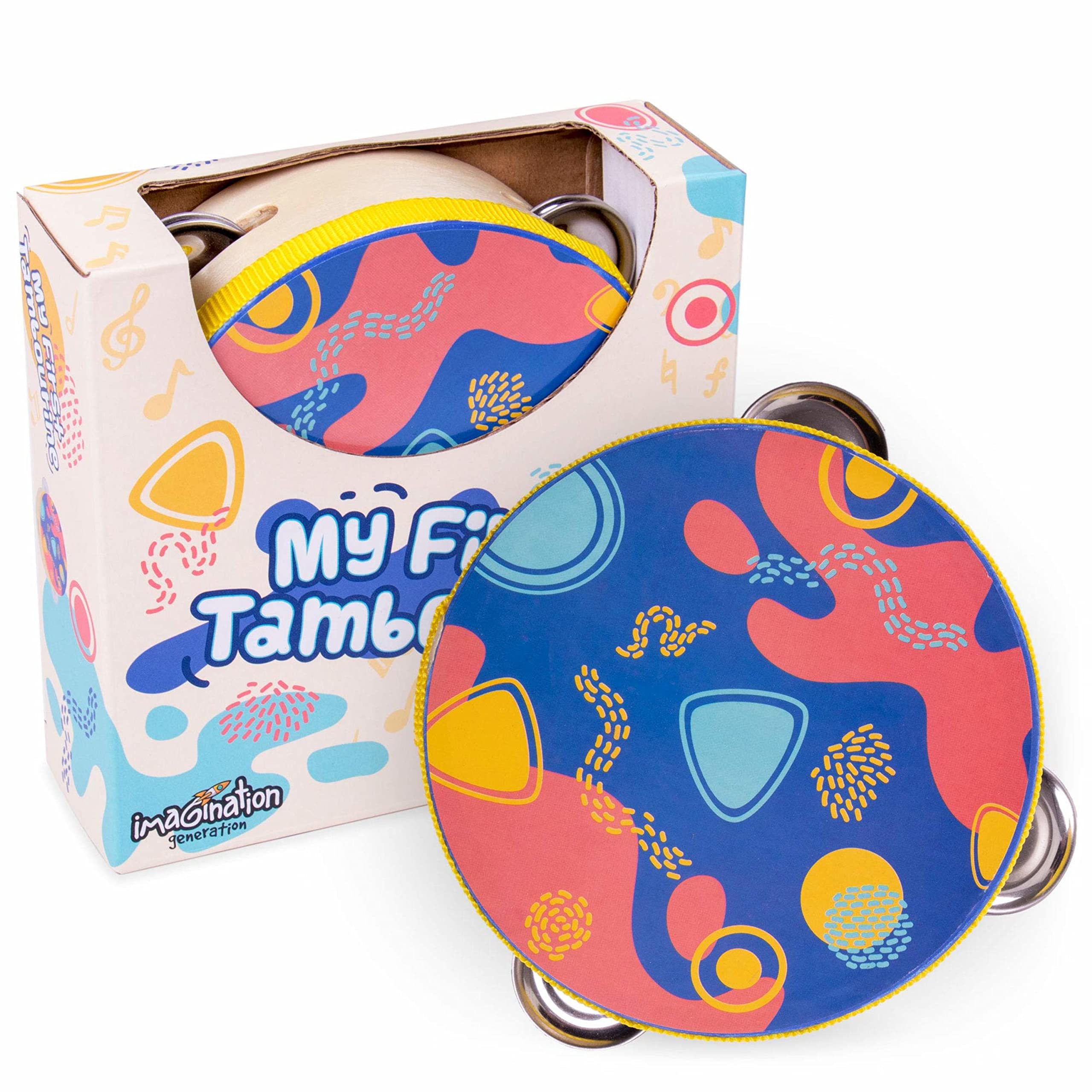 Algopix Similar Product 7 - My First Tambourine  Kids Mini Musical