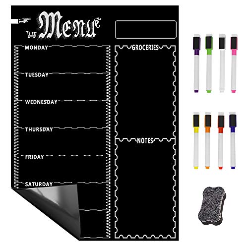 Algopix Similar Product 4 - Dry Erase Weekly Calendar Magnetic A3