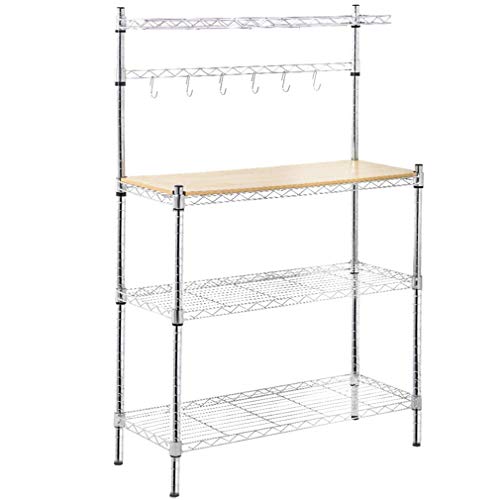 Algopix Similar Product 17 - Metal Bakers Rack OrganizerStand Shelf