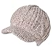 Algopix Similar Product 6 - Fancet Womens Knit Visor Beanie Newsboy