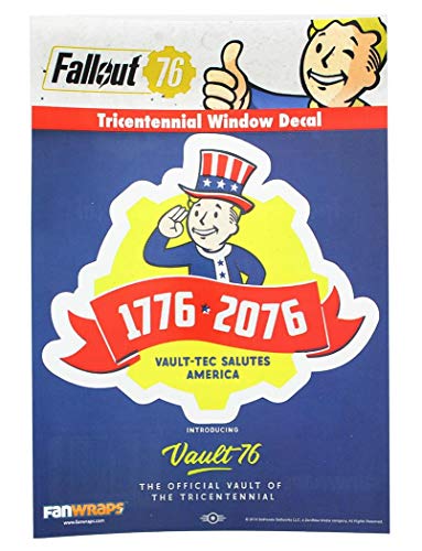 Algopix Similar Product 8 - Fallout 76 Tricentennial Logo Window