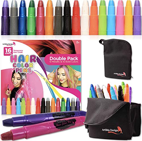 Algopix Similar Product 14 - 16 Colors Hair Chalk Double Pack