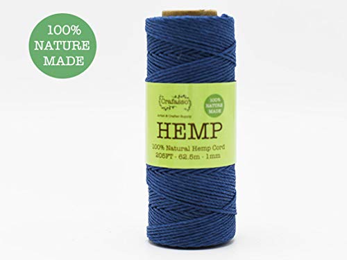 Algopix Similar Product 18 - Crafasso Hemp Twine Cord Spool 205ft