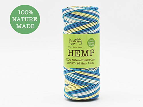 Algopix Similar Product 5 - Crafasso Hemp Twine Cord Spool 205ft