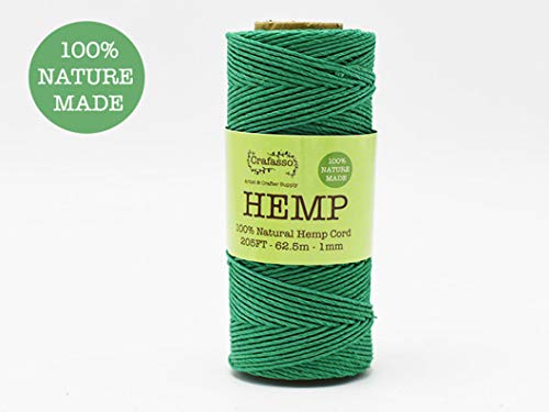 Algopix Similar Product 7 - Crafasso Hemp Twine Cord Spool 205ft
