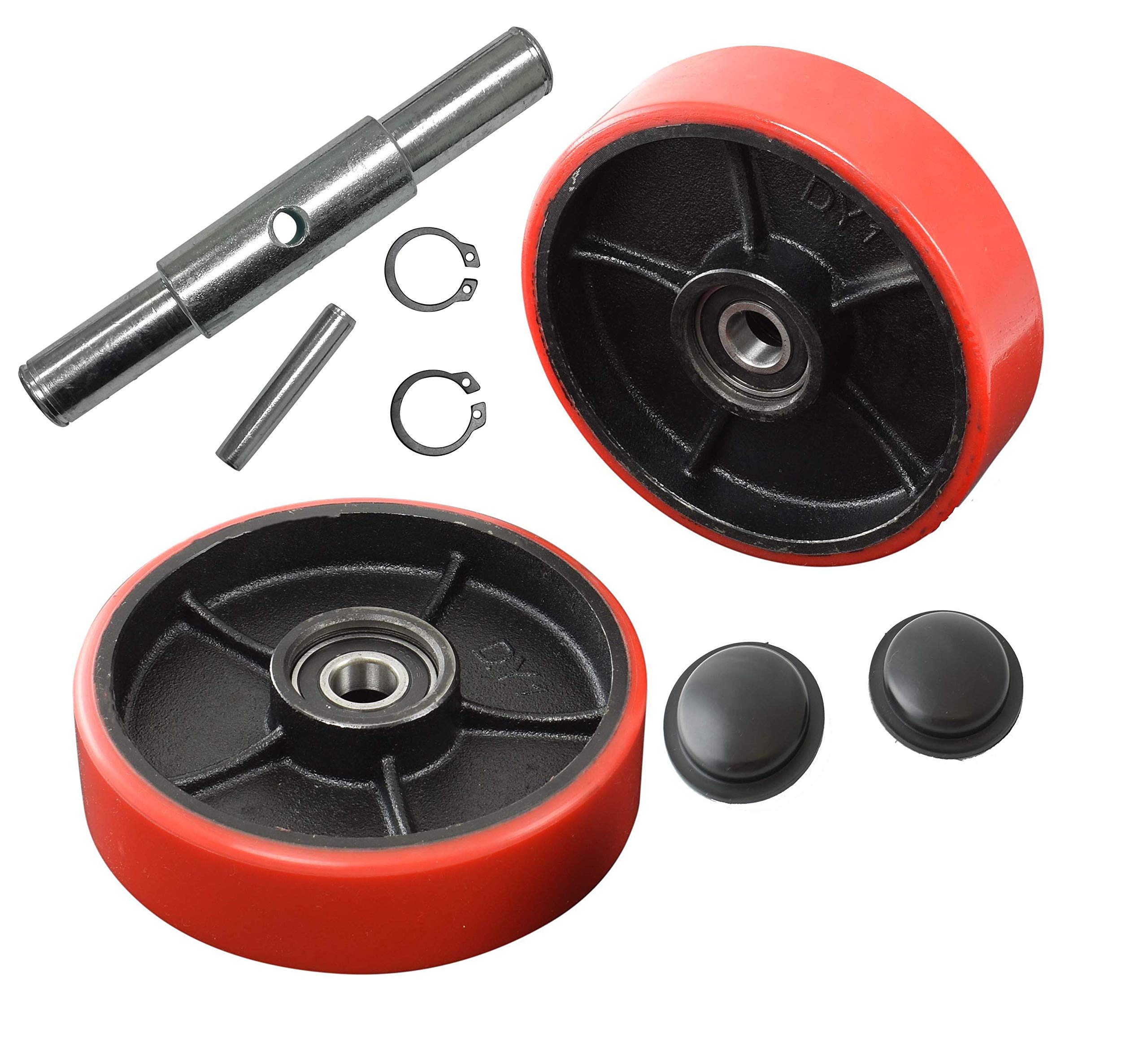 Algopix Similar Product 19 - Pallet JackTruck Steering Wheels Set