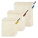 Algopix Similar Product 4 - INCOK Reusable Cotton Mesh Produce Bags