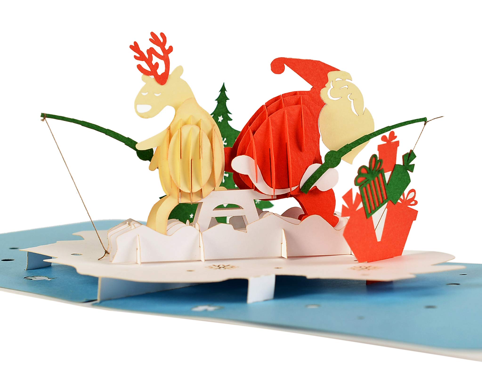 Algopix Similar Product 1 - CUTPOPUP Christmas Card Pop Up 3D