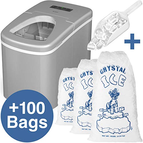 Algopix Similar Product 12 - hOmeLabs Portable Ice Maker Machine