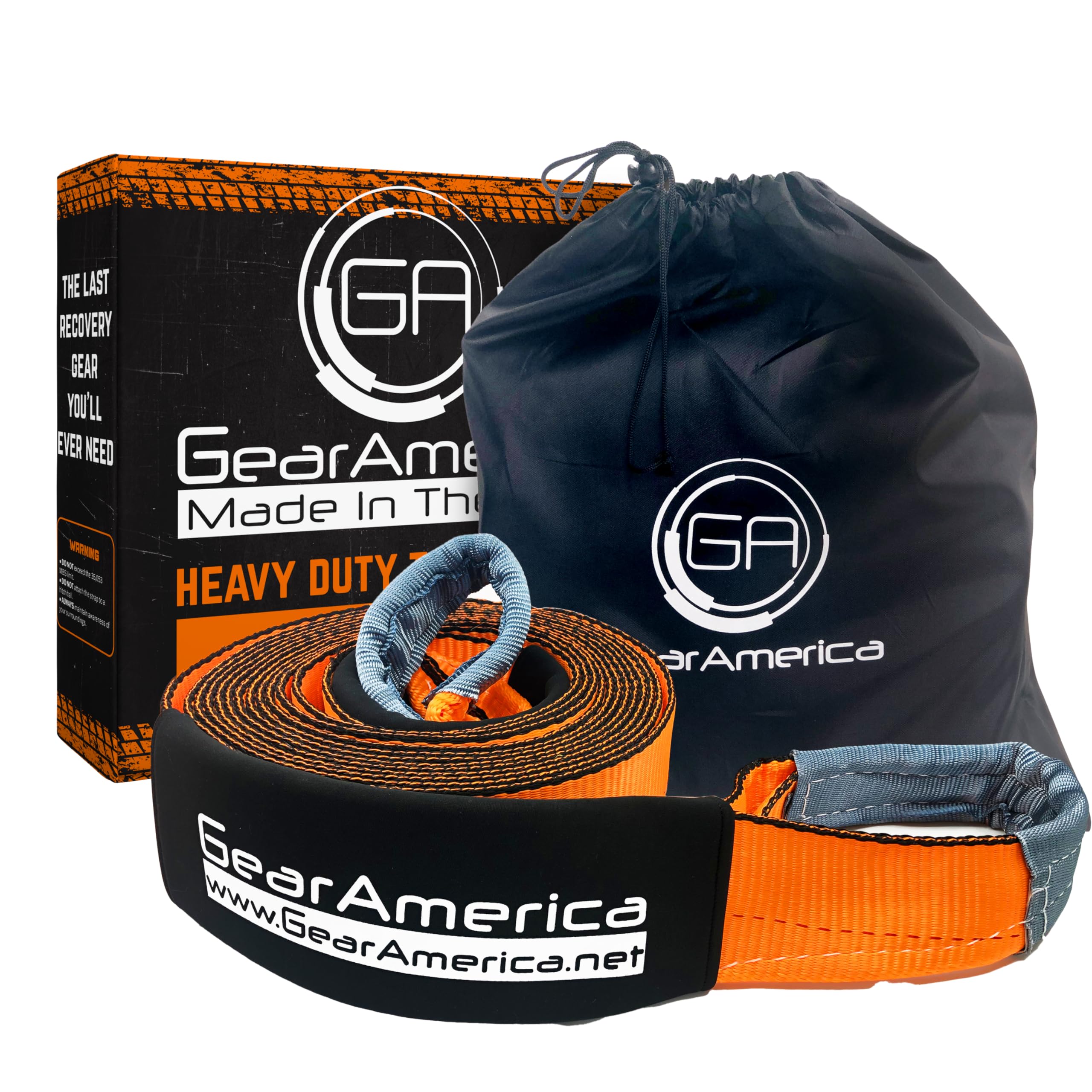 Algopix Similar Product 3 - GearAmerica 2Pack Tow Strap 4 x 30