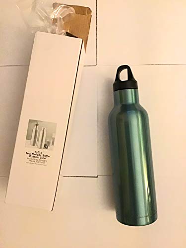 Algopix Similar Product 6 - Teal Metallic 20 Oz Water Bottle  Pack