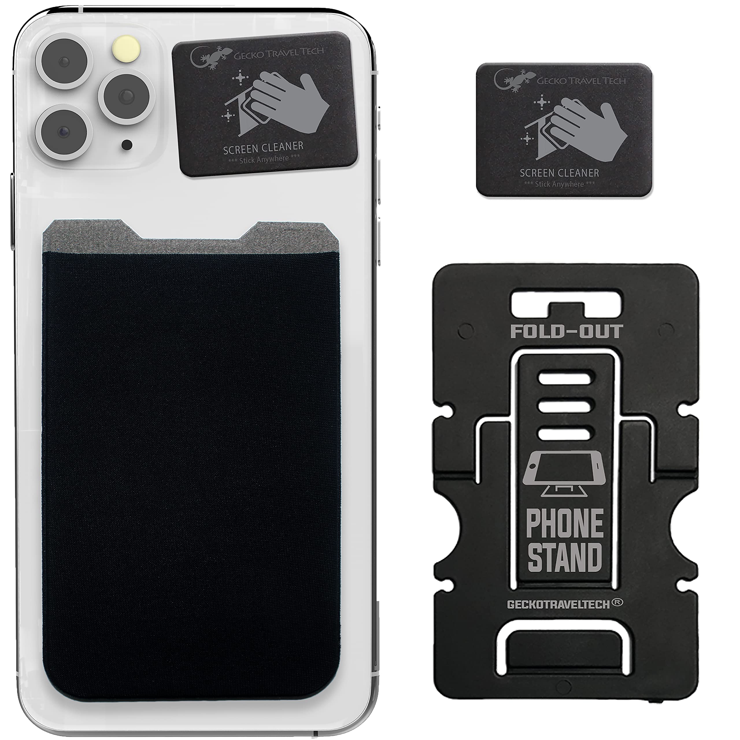 Algopix Similar Product 16 - Gecko Phone Wallet  Stickon Adhesive