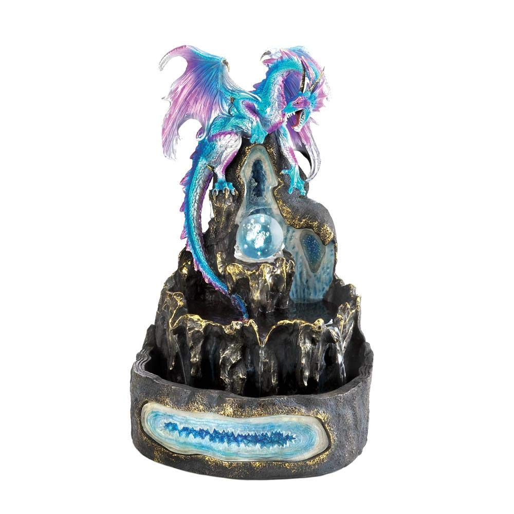 Algopix Similar Product 14 - Ice Age Dragon Fountain 10x9.25x15.5"