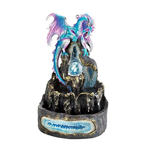 Algopix Similar Product 17 - Ice Age Dragon Fountain 10x9.25x15.5"