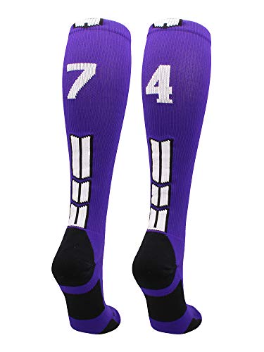 Algopix Similar Product 17 - MadSportsStuff Player Id Number Socks