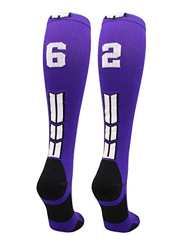 Algopix Similar Product 10 - MadSportsStuff Player Id Number Socks