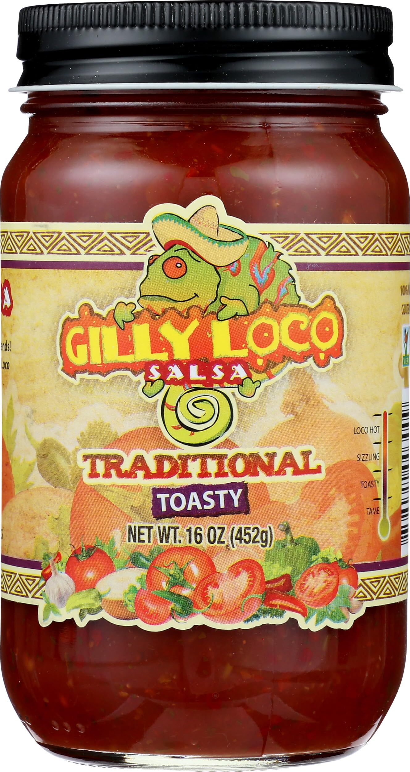 Algopix Similar Product 12 - GILLY LOCO Traditional Salsa Toasty 16