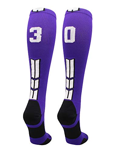 Algopix Similar Product 19 - MadSportsStuff Player Id Number Socks