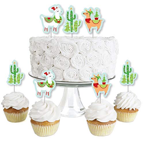 Algopix Similar Product 11 - Big Dot of Happiness Fa La Llama 