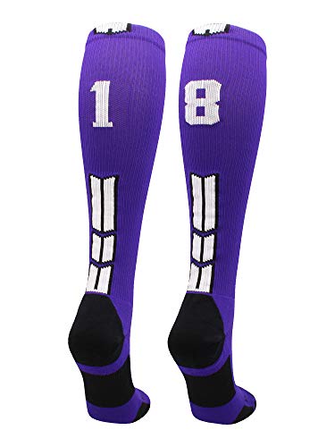 Algopix Similar Product 2 - MadSportsStuff Player Id Number Socks
