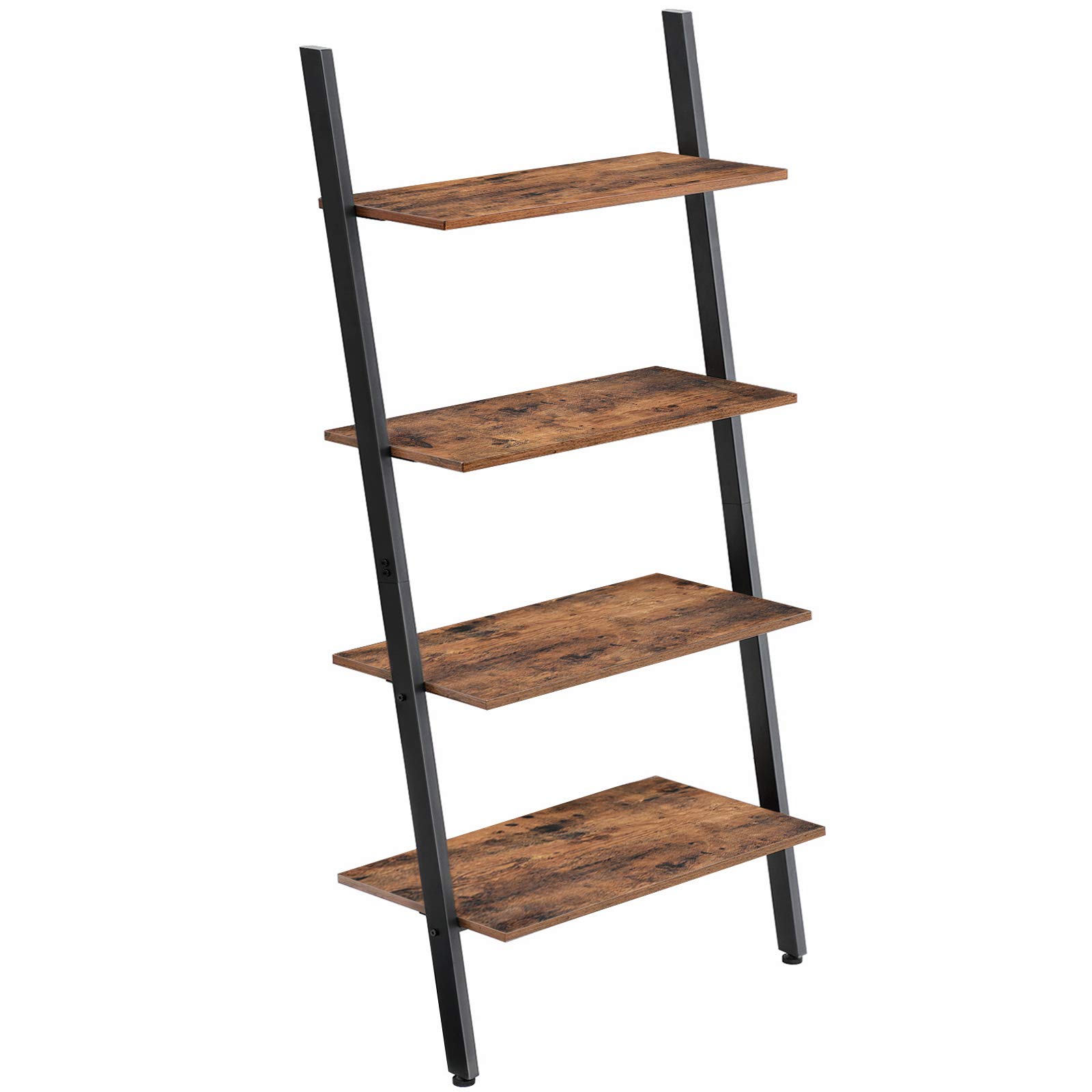Algopix Similar Product 15 - VASAGLE Ladder Shelf 4Tier Bookshelf