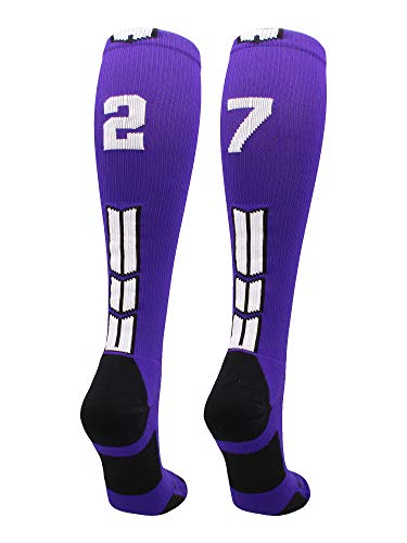 Algopix Similar Product 4 - MadSportsStuff Player Id Number Socks
