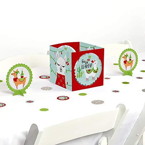 Algopix Similar Product 6 - Big Dot of Happiness Fa La Llama