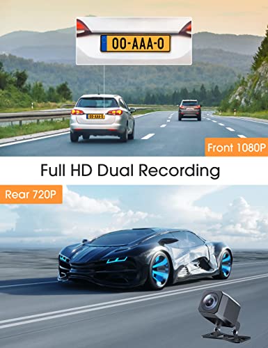 Algopix Similar Product 19 - 4K Dual Dash Cam with Builtin WiFi
