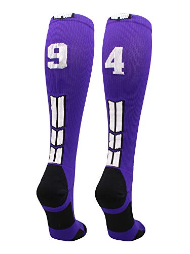 Algopix Similar Product 10 - MadSportsStuff Player Id Number Socks
