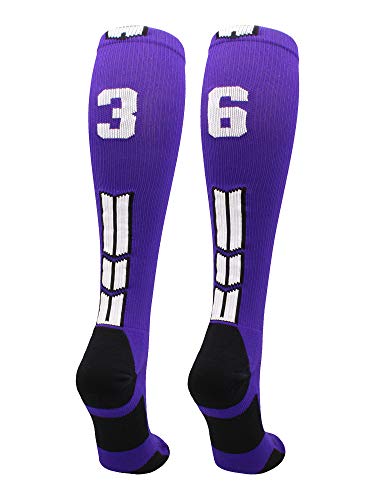 Algopix Similar Product 18 - MadSportsStuff Player Id Number Socks