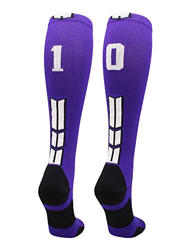 Algopix Similar Product 6 - MadSportsStuff Player Id Number Socks
