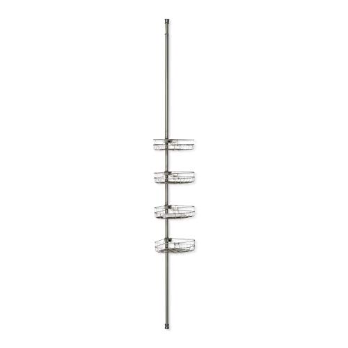 Algopix Similar Product 3 - Zenna Home Wedge Pole Shower Caddy 