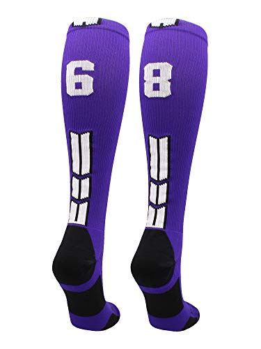 Algopix Similar Product 5 - MadSportsStuff Player Id Number Socks