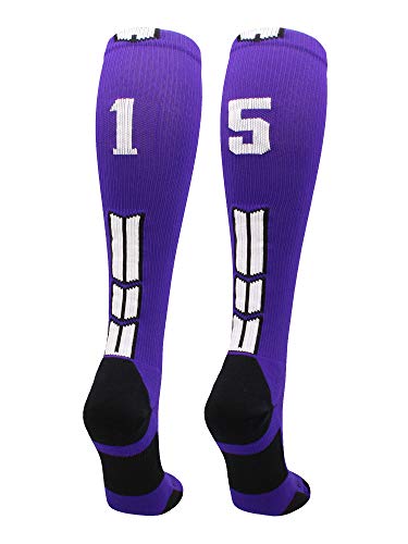 Algopix Similar Product 15 - MadSportsStuff Player Id Number Socks