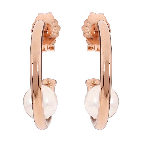 Algopix Similar Product 3 - Pandora Rose Contemporary Pearl Hoop