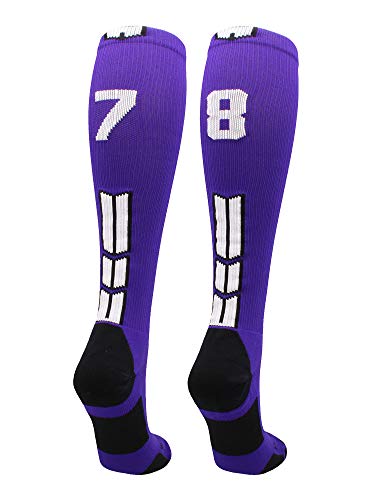 Algopix Similar Product 5 - MadSportsStuff Player Id Number Socks