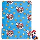 Algopix Similar Product 19 - Super Mario Plush Hugger Blanket Kids