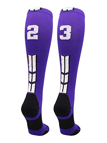Algopix Similar Product 14 - MadSportsStuff Player Id Number Socks
