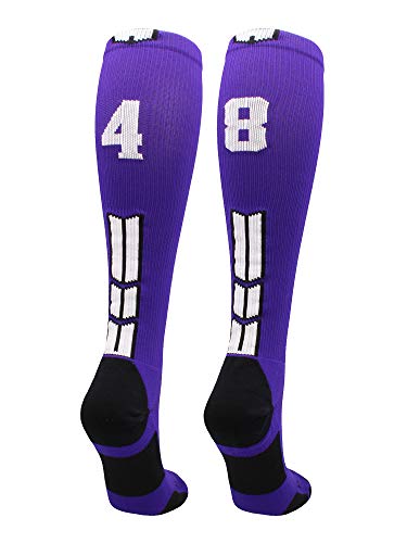 Algopix Similar Product 8 - MadSportsStuff Player Id Number Socks
