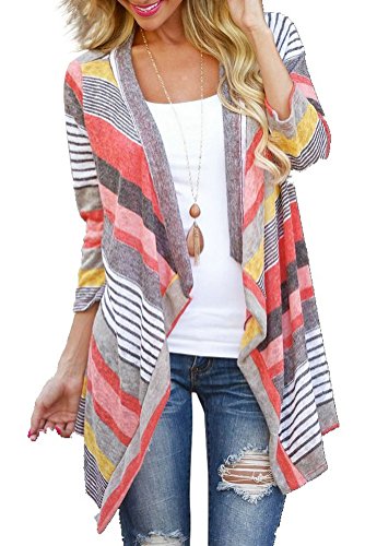 Algopix Similar Product 17 - Myobe Womens Kimonos Geometric Print