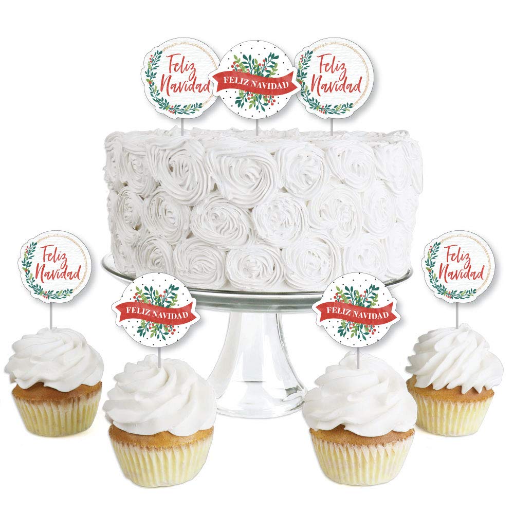 Algopix Similar Product 8 - Big Dot of Happiness Feliz Navidad 
