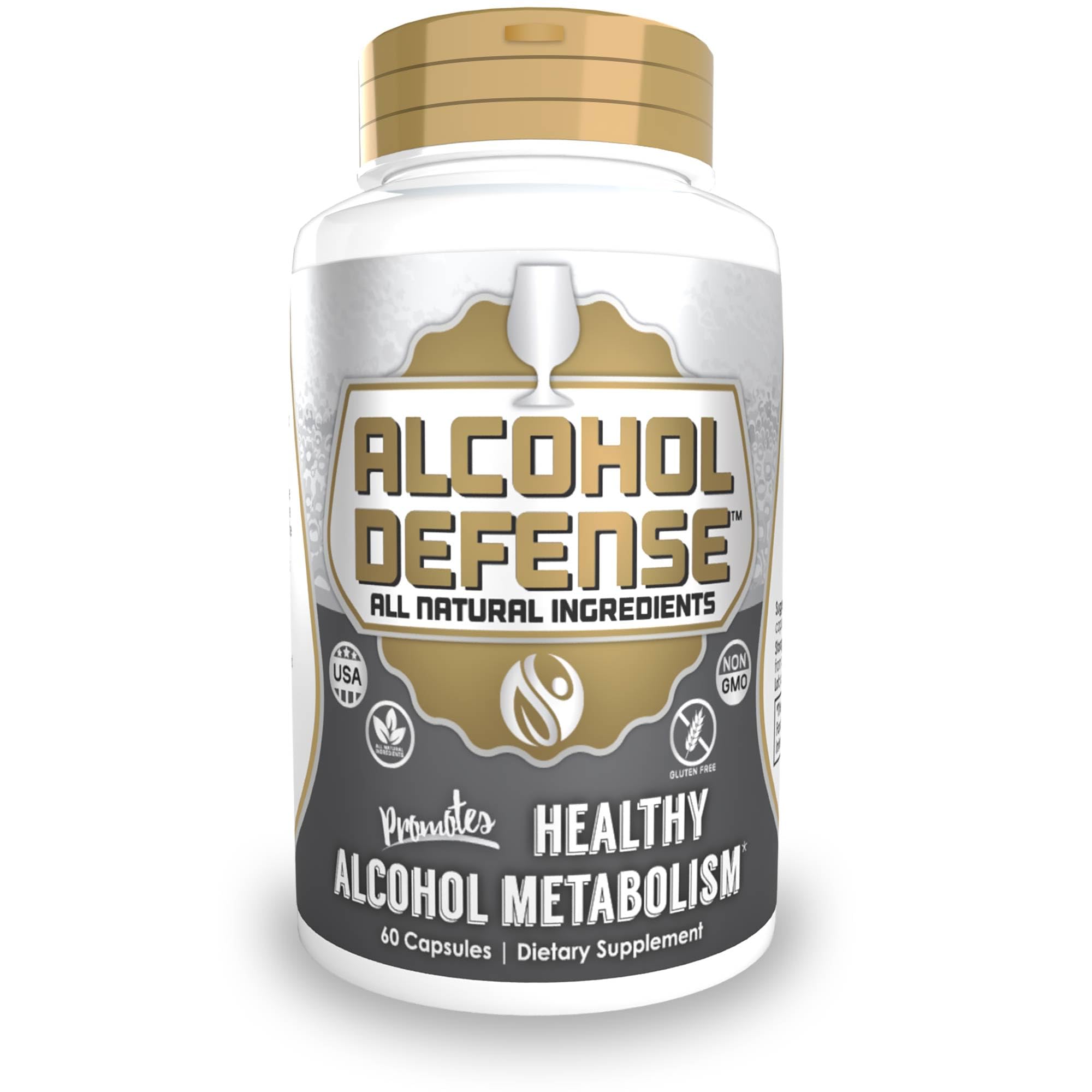 Algopix Similar Product 20 - Alcohol Defense Capsules  60 Count 