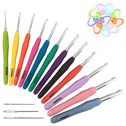 Algopix Similar Product 17 - Globalstore 12PCS Crochet Hooks Set